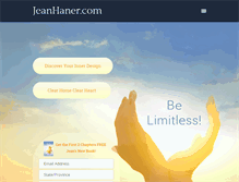 Tablet Screenshot of jeanhaner.com